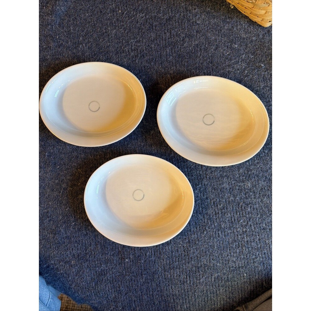 Amko United Airlines First Class Oval Baking / Salad Dishes PL033 ~ Set of 3